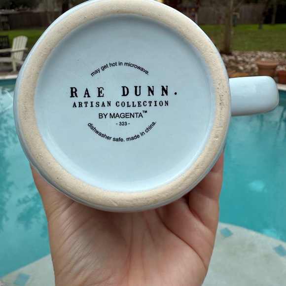 RAE DUNN EASTER CROSS MUG ‘HE IS RISEN’ ✝️ IN SKY BLUE - Picture 6 of 6